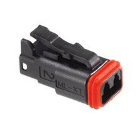 MOLEX 2Cct Ml-Xt Plug Black W Small Seal Assy 934451101